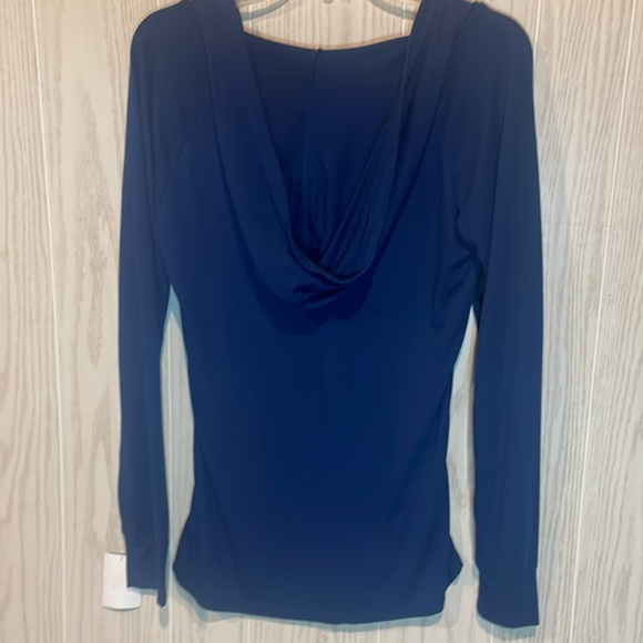 Top of the world navy blue lightweight hoodie women’s M US Army logo sparkly NEW - Picture 5 of 7